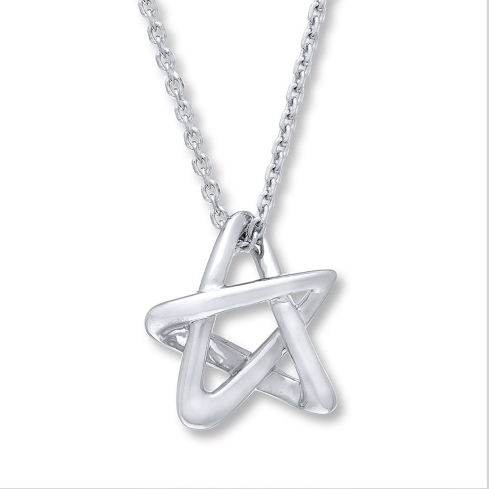 Neil Lane Designs Silver Star Necklace